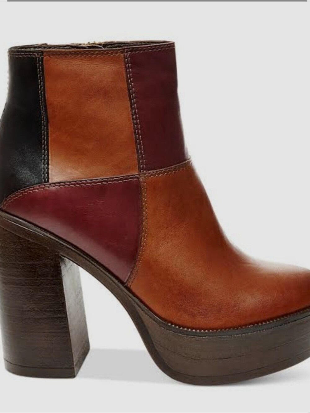 New Women’s Brown Platform Ankle Boots